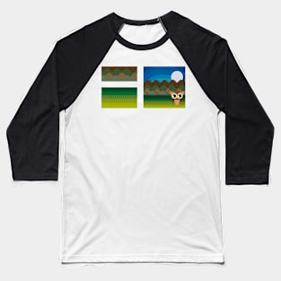 Forest with textures Baseball T-Shirt